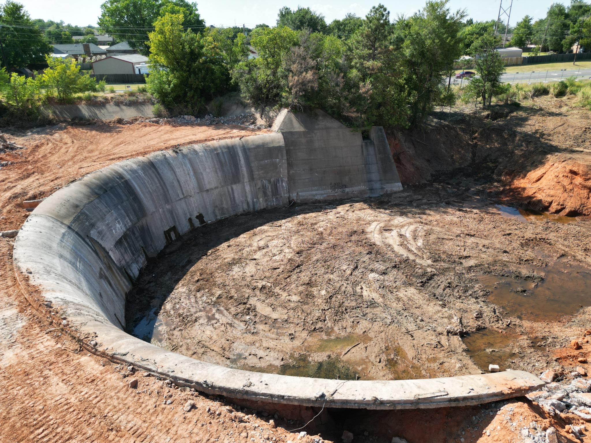 ARS Field Station Lake Dam Rehabilitation supporting project view 3